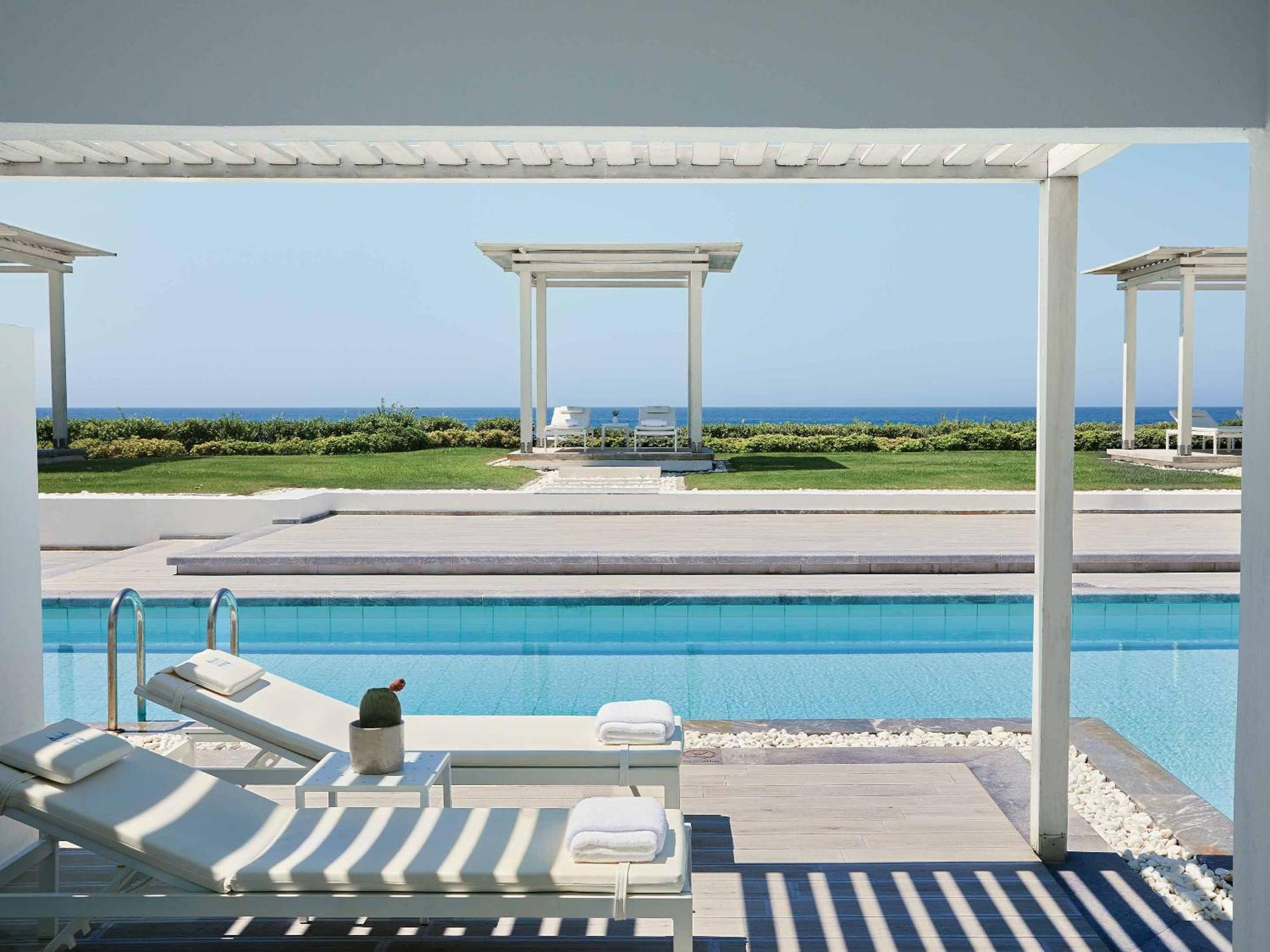 ไวท์ พาเลซ เอล เกรโค เกรโคเทล ลักซัวรี รีสอร์ต Hotel Rethymno  ภายนอก รูปภาพ